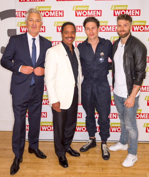 loosewomen's tweet photo. Let's here it for @realmartinkemp @JoeyEssex_ @joeldommett &amp; Marlon @Jacksons - Loose Men for the day! Prepare yourself for an epic show... https://t.co/Sx91jLGX5N