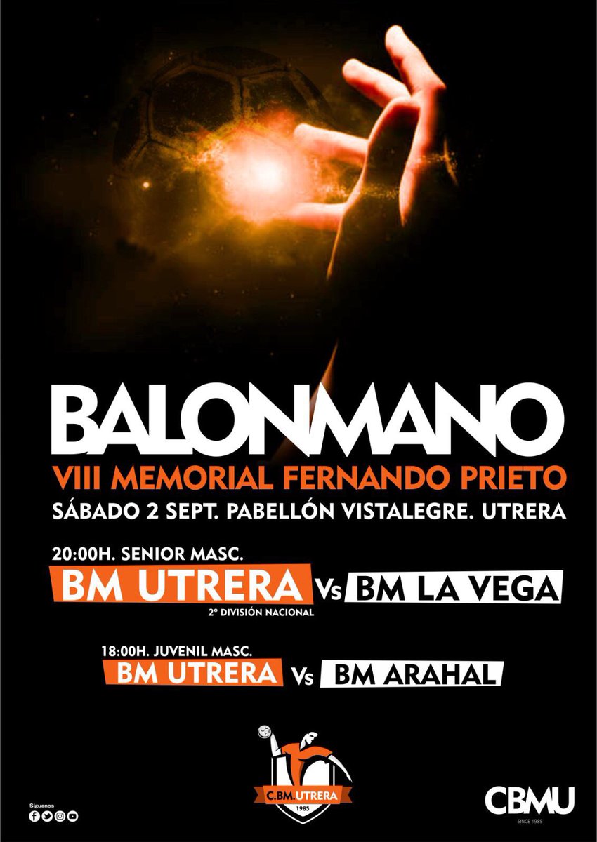 Como siempre precioso el cartel gracias a nuestro directivo y jugador <a href="/davilon_/">David Cabrera</a>