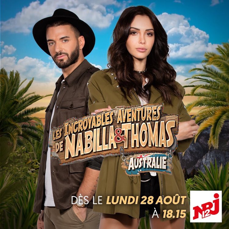 NabillaPro's tweet photo. JOUR J! Découvrez aujourd'hui le premier épisode de l'incroyable aventure de Nabilla et Thomas à 18h15 sur NRJ12! https://t.co/hQDcFuEymz
