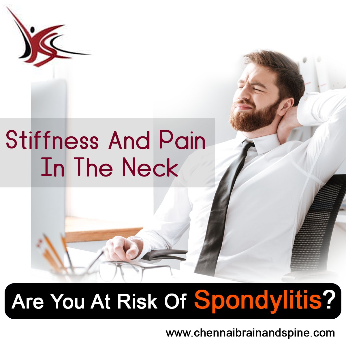 Are you at risk of Spondylitis? Get effective treatment @ chennaibrainandspine.com/spondylitis-tr….
#SpondylitisTreatment #Chennai #Tamilnadu #NeckPain