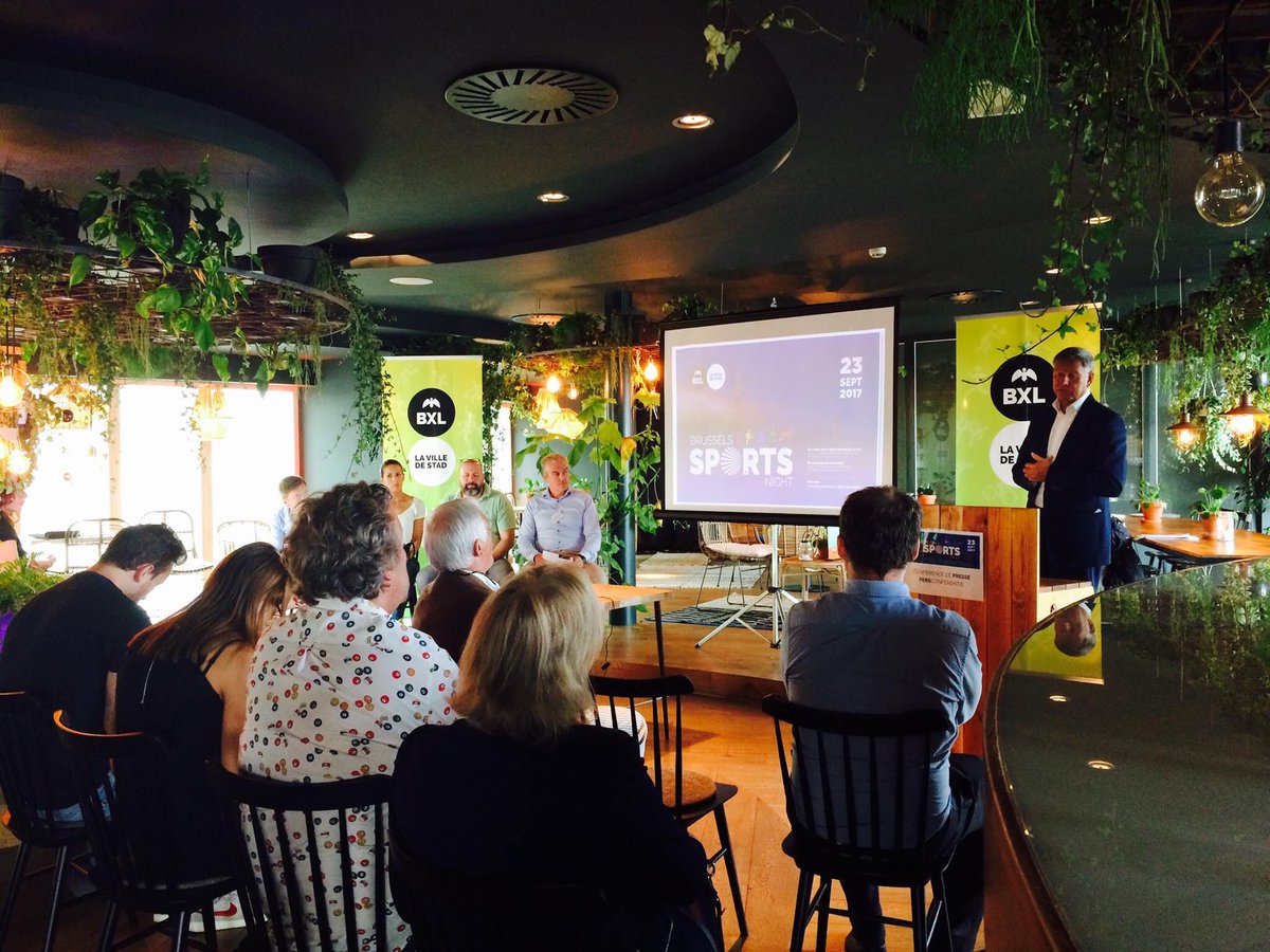 Press conference Brussels Sports Night #HappeningNow #LàHautViage