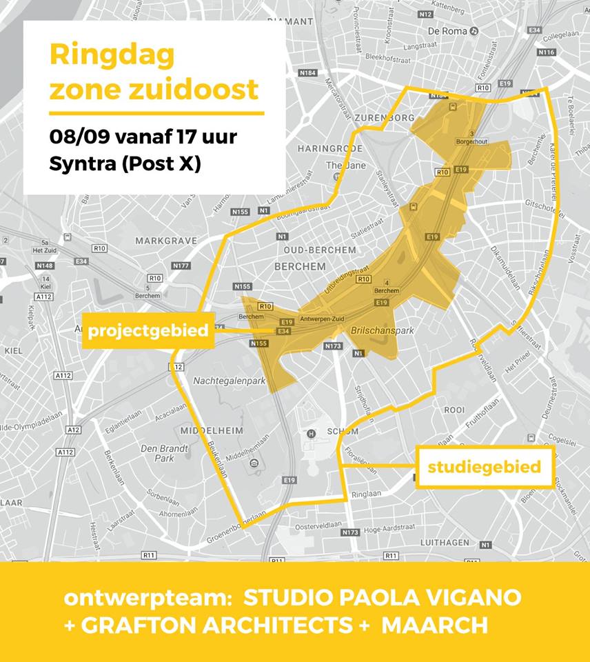 DepartementMOW's tweet photo. Gezocht: #ringbouwers! #Ringdag 3 op vr 08/09: Zone Zuidoost. Schrijf je in op https://t.co/jjkgFb6OSf . #Toekomstverbond voor #Antwerpen https://t.co/pPvE1klxrU