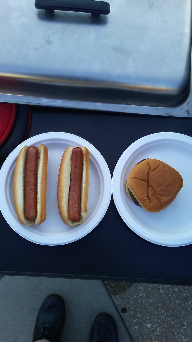 Lenexa preload Founders day cookout. Serving up 110's