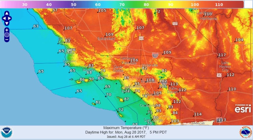 pressenterprise's tweet photo. Dangerous 100+ heat hangs over Riverside https://t.co/SSiZ5qol59 https://t.co/9Ftp5S5W20