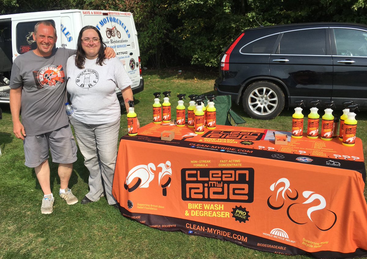 clean_myride's tweet photo. Great to meet Jules today from #BBRF Our #motorcycle #charity of choice. Amazing support to #bikers and families https://t.co/j8RW7uKfJ9 😎 https://t.co/HKgRABVg9m