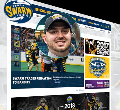 Congrats to <a href="/alec_schimke/">Alec Schimke</a> of <a href="/GeorgiaSwarmLAX/">Georgia Swarm Professional Lacrosse</a> for being named <a href="/SportsEngine/">SportsEngine Play</a> Webmaster of the Week! community.sportsengine.com/news_article/s…