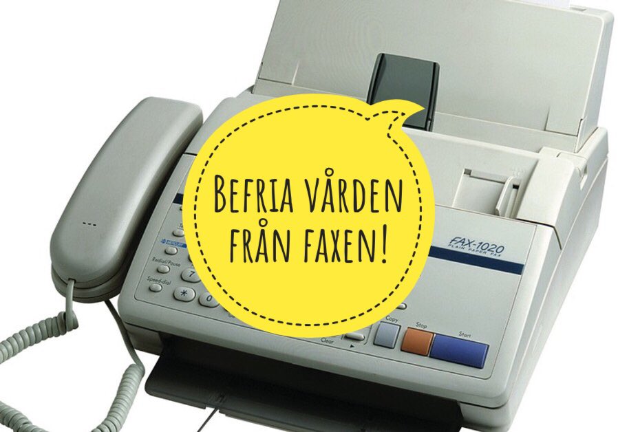 digitaladaniel's tweet photo. Att känsliga patientuppgifter ännu skickas via fax och brev hotar informationssäkerheten i vården! https://t.co/M4t4tzHxvb #eHälsa #vardpol https://t.co/LBQJX6YytA