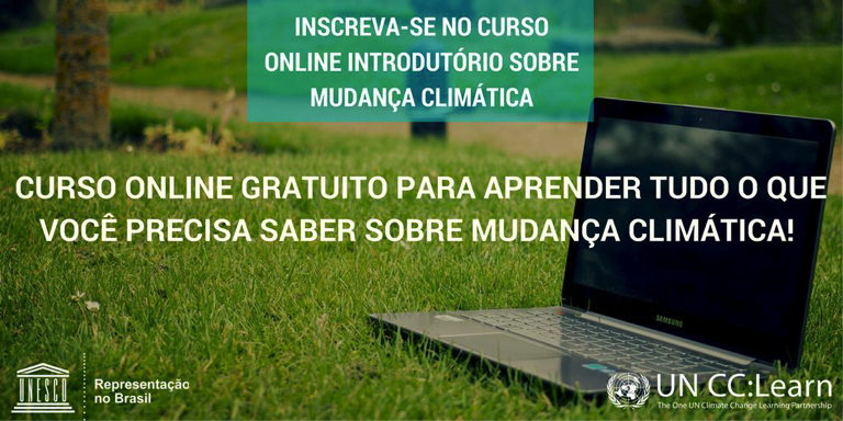 UNESCOBrasil's tweet photo. Melhore seus conhecimentos sobre #MudançaClimática com #curso online em #Português e obtenha certificado da #ONU: https://t.co/o5ECDyotVb https://t.co/UBAu6BDojU