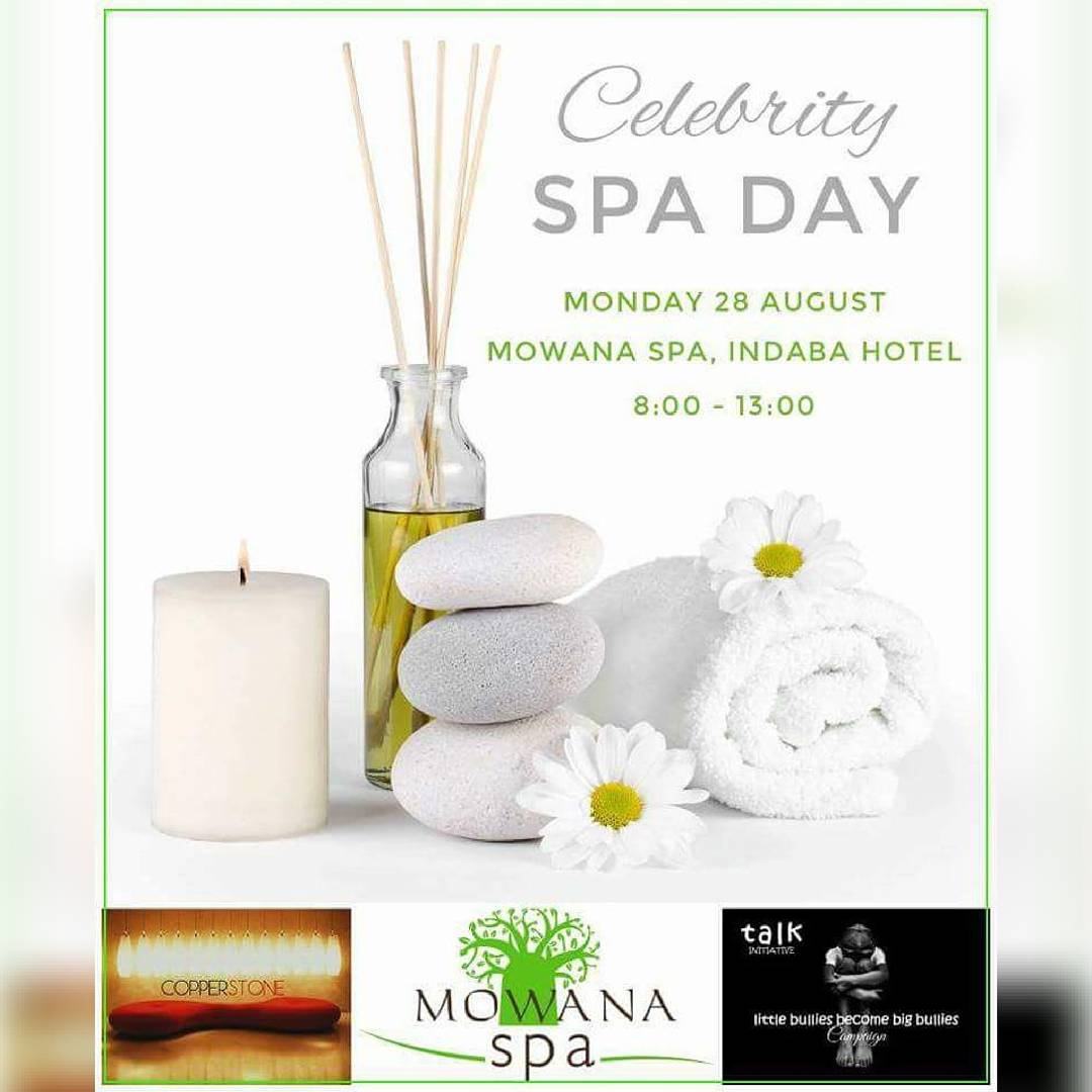 What a privilege to be part of <a href="/CopperstoneZONE/">COPPERSTONE Zone</a>  Celebrity Spa day at the beautiful <a href="/MowanaSpa/">Mowana Spa</a> . Thank you to all the staff. 🙏#SABach2017
