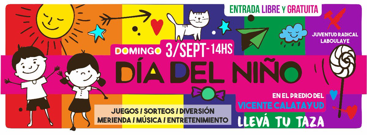 JRLaboulaye's tweet photo. El domingo festejamos en familia. NO TE LO PODES PERDER!! https://t.co/sVMhgoxq3M
