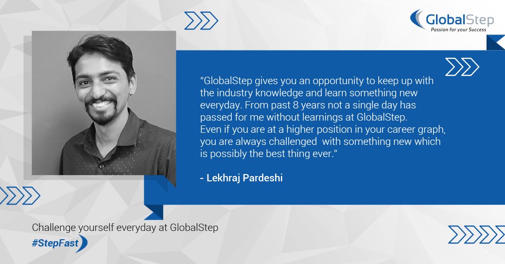 GlobalStep's tweet image. GlobalStep provides the platform for its employees to achieve their ambitious goals that they determine themselves. #StepFast