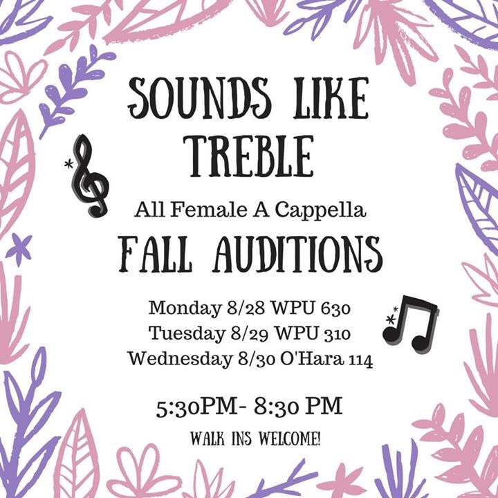 PittTreblers's tweet photo. IT IS HAPPENING!! SEE YOU TODAY! AND TOMORROW! AND WEDNESDAY! 💕🎼 https://t.co/2PnitZAKjy