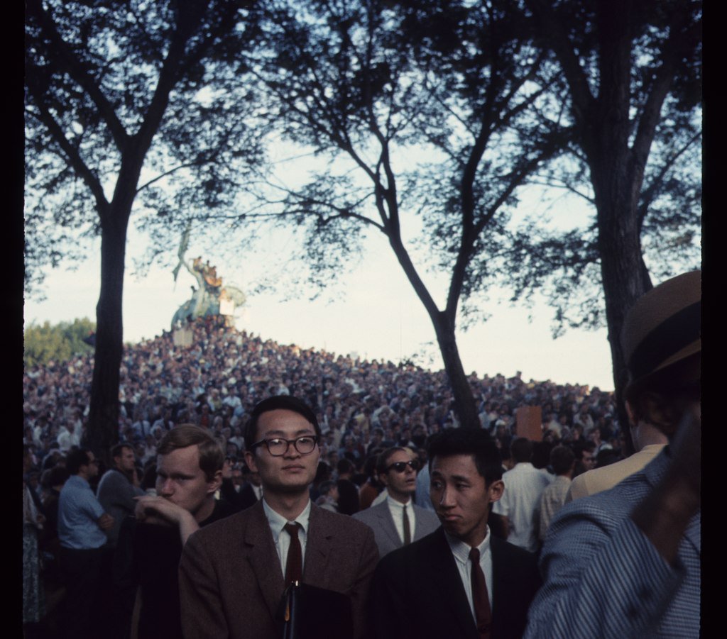 illinoisIHLC's tweet photo. #OnThisDay in 1968, violence erupted at the Democratic Convention in Chicago, when police and thousands of Vietnam War protesters clashed. https://t.co/PT4lZ0uQyo