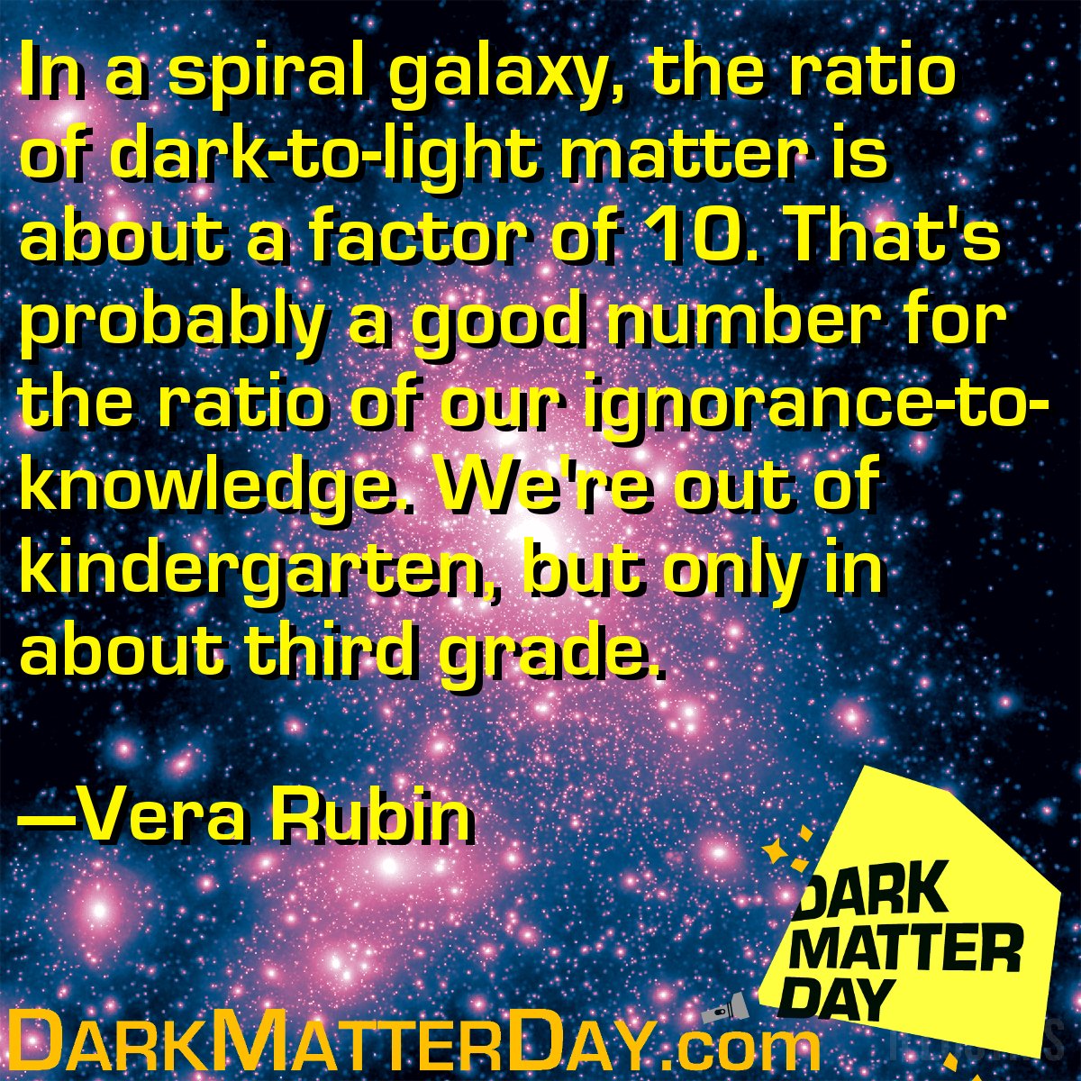 quantum_diaries's tweet photo. Learn how to get involved in Dark Matter Day (Oct. 31, 2017) https://t.co/VMokyslRFu https://t.co/zTyKlV7Mmm