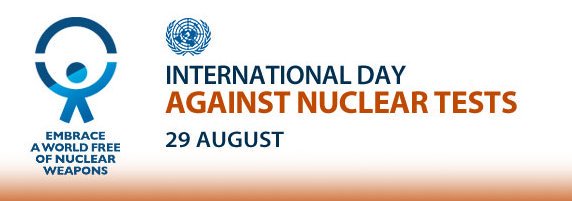 UN's tweet photo. Embrace a world free of nuclear weapons -- Tuesday is Int'l Day against Nuclear Tests https://t.co/PpmgeSnNar https://t.co/4QBaPdv9ZB