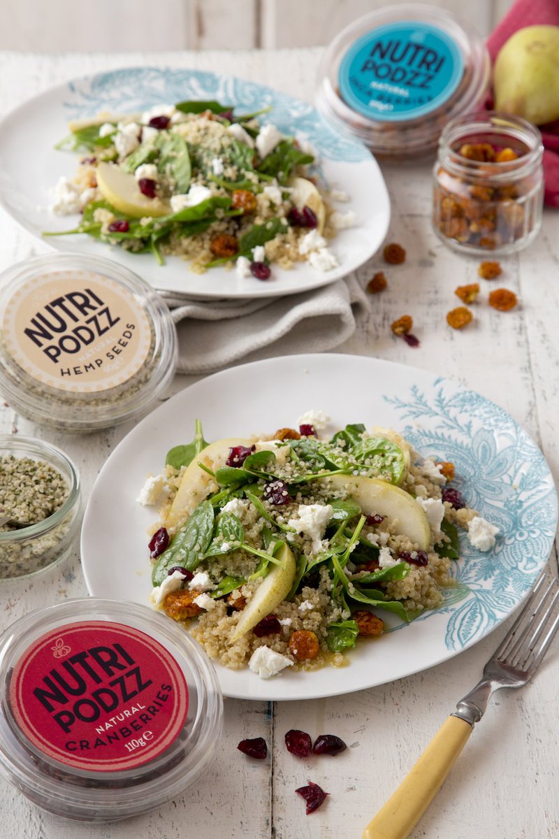 Nutripodzz's tweet photo. Try out our Scrumptious Quinoa Salad! Full recipe here: https://t.co/3y5vHDlKLh #quinoa #superfoods #incaberries #cranberries #hempseeds https://t.co/vZESxoxiUY