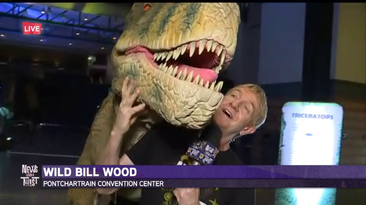 WildBillonTV's tweet photo. When Trevor the T-Rex is ready to snuggle

@dtdunleashed
@visitneworleans
@pontcenter
@wgnotwist
#discoverthedinosaursunleashed
#wgnotwist https://t.co/ZGtsU0qnWD