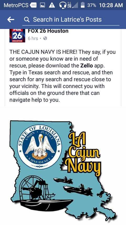 Rena4526's tweet photo. For those who need help. #HurricaneHarvey https://t.co/WiVc4WlqIw