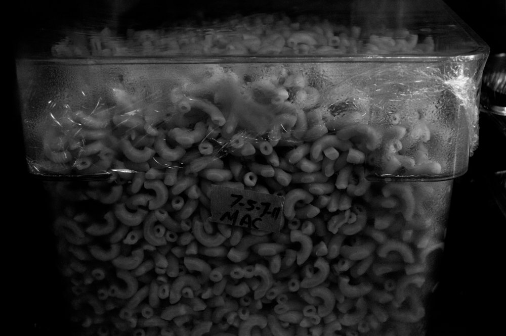 LibraryKitchen's tweet image. #TBT to that time we had a giant tub of macoroni noodles ready to use at a moment’s notice.