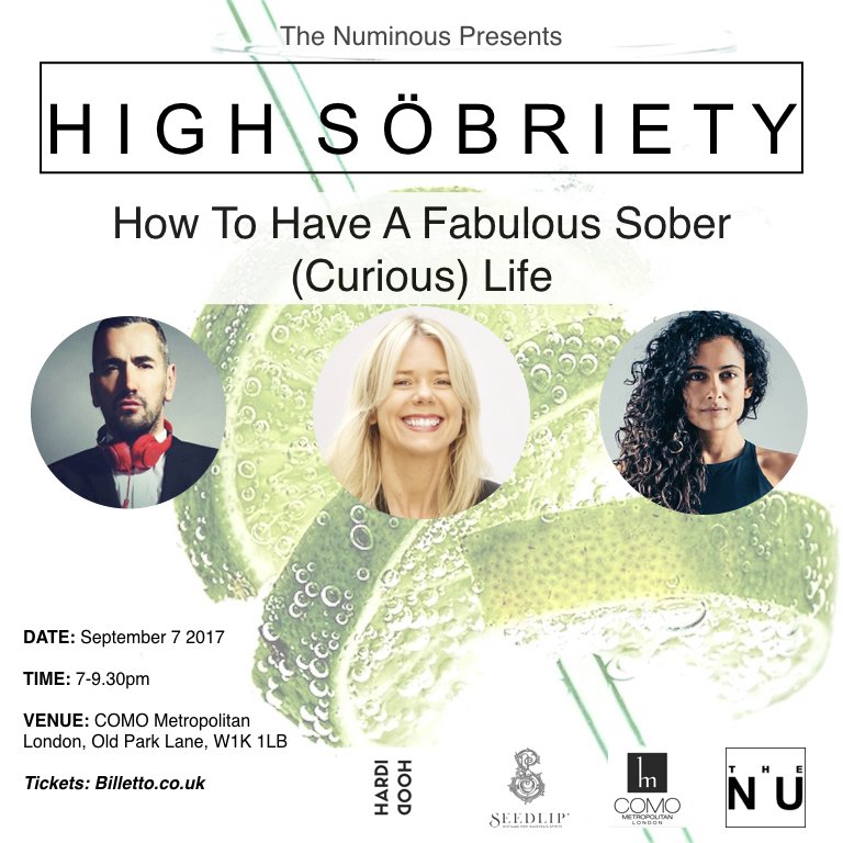 LVMcAllister's tweet photo. Can't wait for the next @The_Numinous #sober curious event in London! I chatted to Ruby about High Sobriety here > https://t.co/V3l5GMTRcd https://t.co/wSJ7KXrHGy