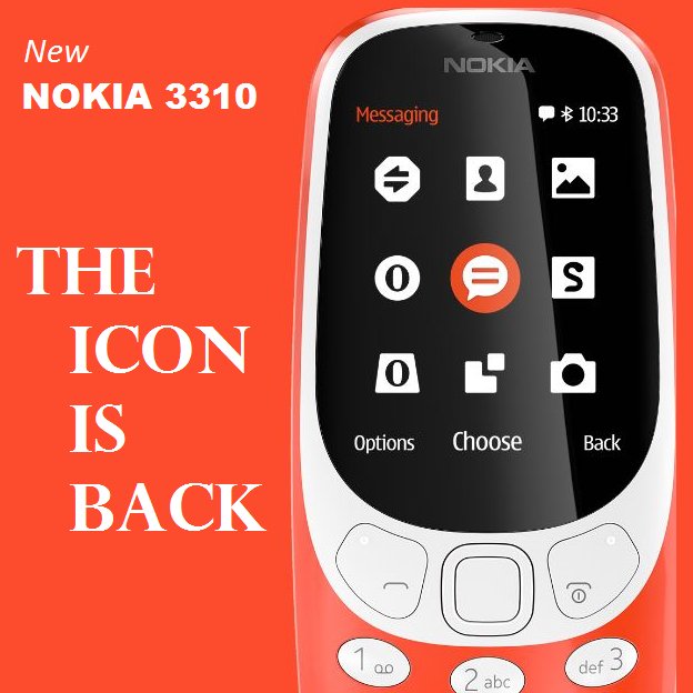 martandmart's tweet photo. A Legend Is Reborn!
The Legendary Nokia 3310 
Details Here: https://t.co/12tRlbLiF6 https://t.co/qqqZWWHqM8