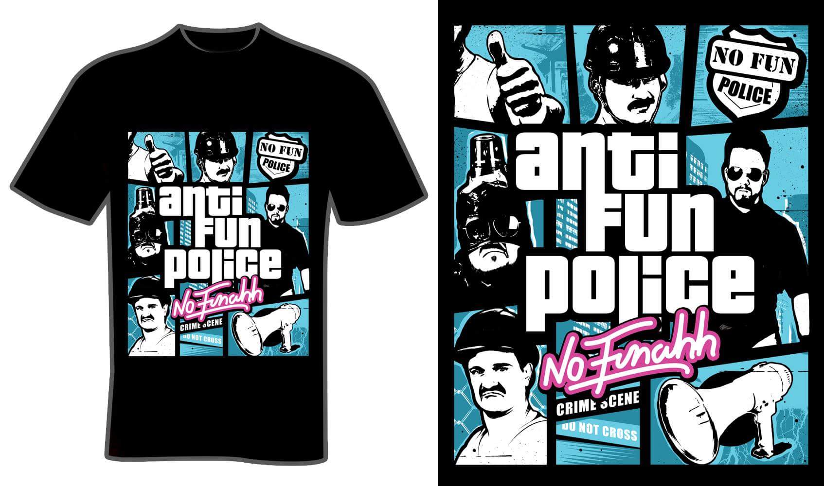 fun police t shirt