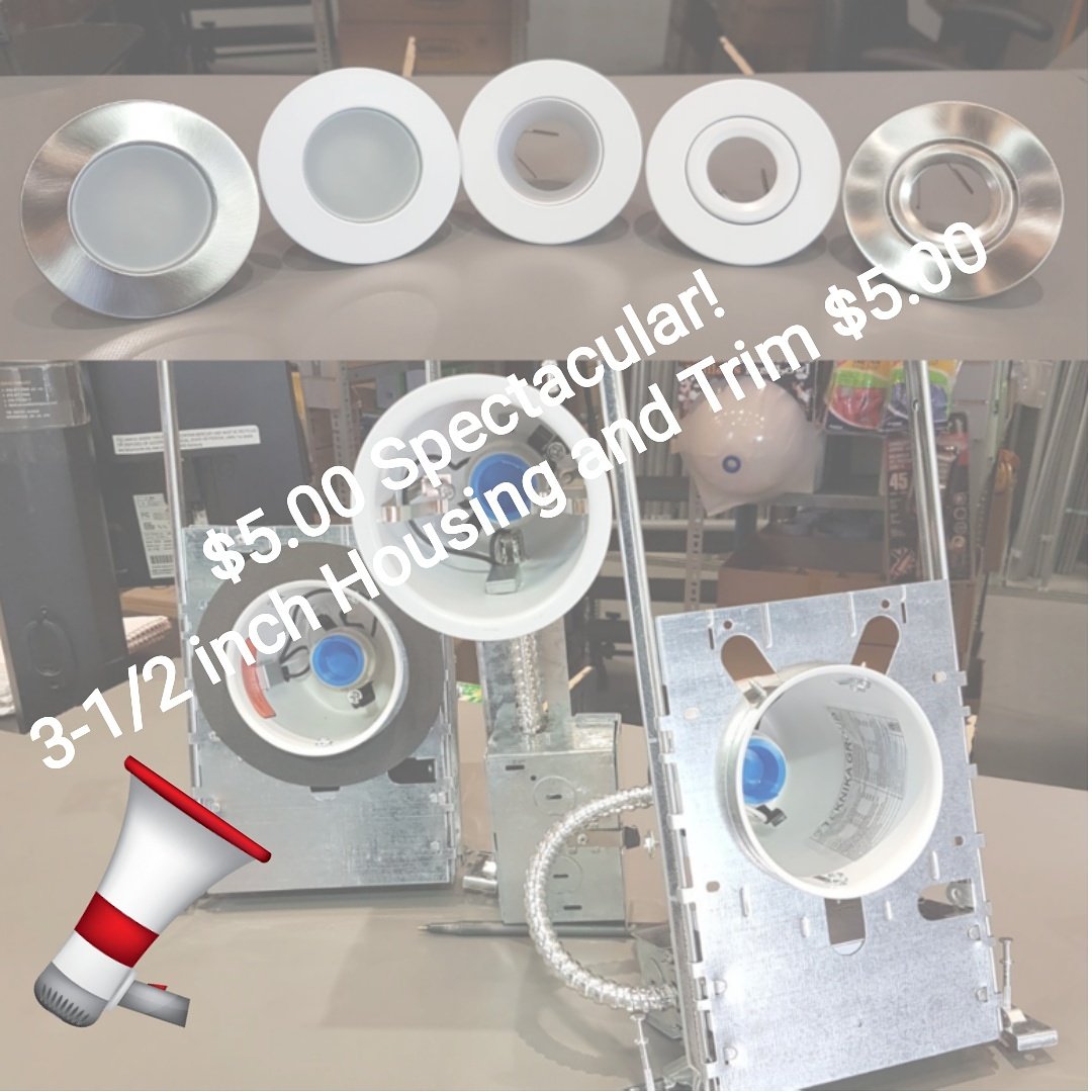 TeknikaG's tweet photo. $5.00 - 3-1/2 Inch Housing and Trim #recessed #lighting #limitedsupplies #comegetthem https://t.co/BbA7ZcmWbt