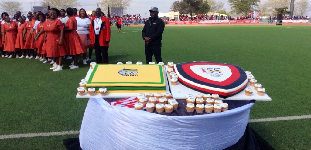 GwedeMantashe1's tweet photo. Ironically, 55 years of BDP are 55 years of the ANC Conference in Lobatse. We are celebrating together #BDP55 https://t.co/7CTJzEZs3W