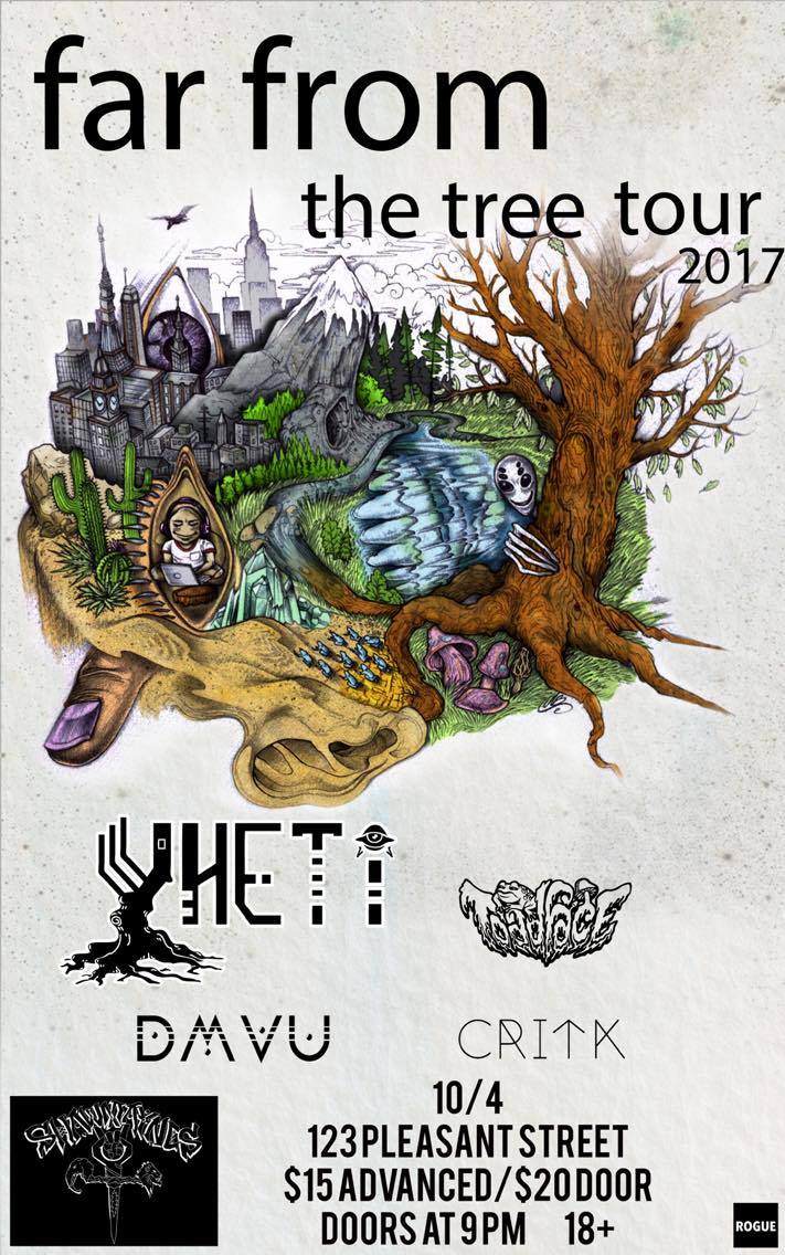 #FarFromtheTreeTour hits <a href="/123pleasant/">123 Pleasant Street</a> in #Motown, #WV w/ #cosmic #bass stylings <a href="/yhetimusic/">Yheti</a> @DMVUbeats <a href="/toadinyoface/">Toadface</a> #Critk by <a href="/Shawmaynes/">Shawmaynes</a>