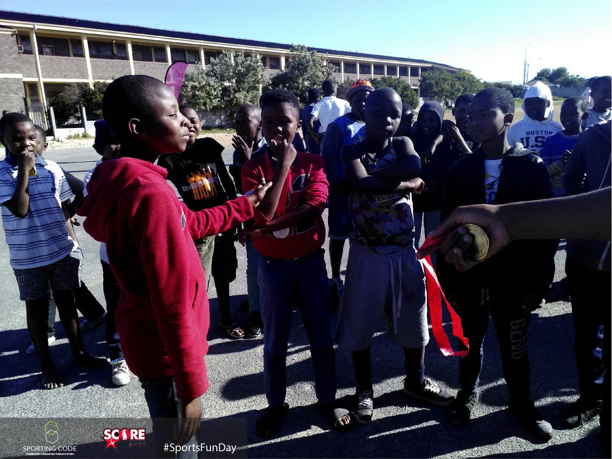 buntumatole's tweet photo. After a long month of marketing the day finally had arrived and it became a huge success. #SportingCode #BuildSchoolFieldCampaign https://t.co/uyipQSD05v