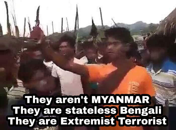 riyoonps's tweet photo. They aren't #MYANMAR
They are stateless #Bengali
They are #Extremist_Terrorist https://t.co/lGkNPNCpvj