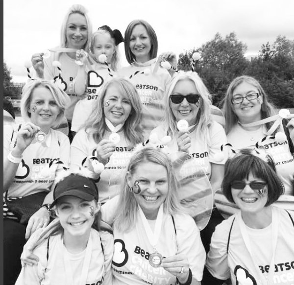 CalmGroup's tweet image. Well done to Calms @JulieSlicer who walked 10k with daughter Mia &amp;amp; all the Bella Babes! @Beatson_Charity  #offthebeatsontrack #Calmsolutions