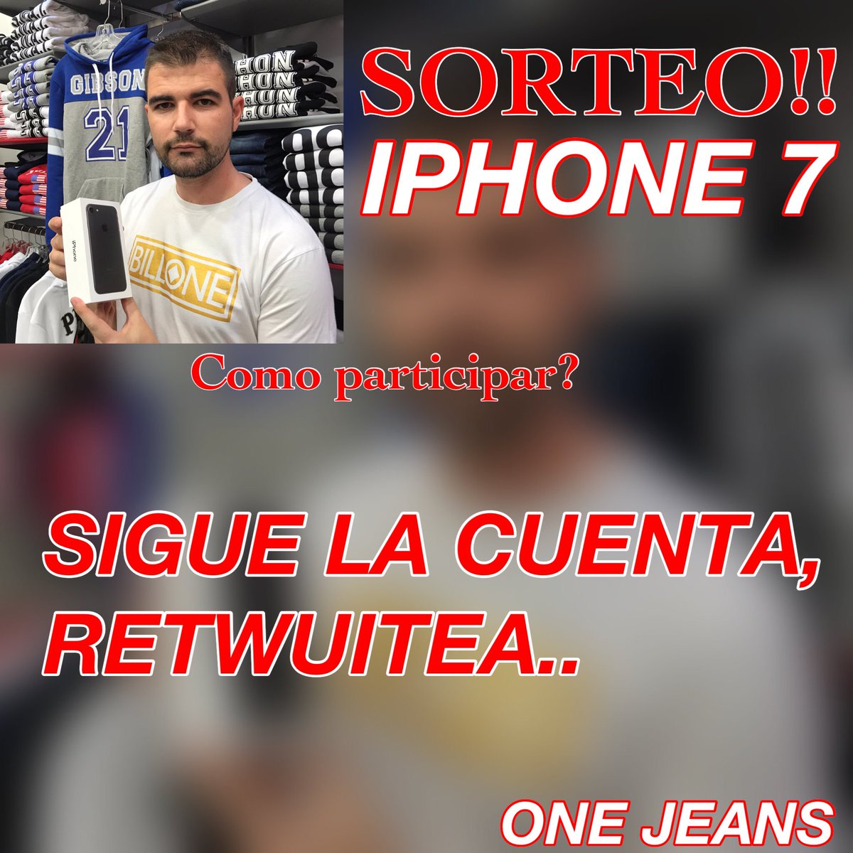 billoneshop's tweet photo. SORTEAMOS ESTE IPHONE 7
Para participar sólo tienes RETWITEAR Y SEGUIRLA.
SUERTE !!! https://t.co/kPfGuOaplV