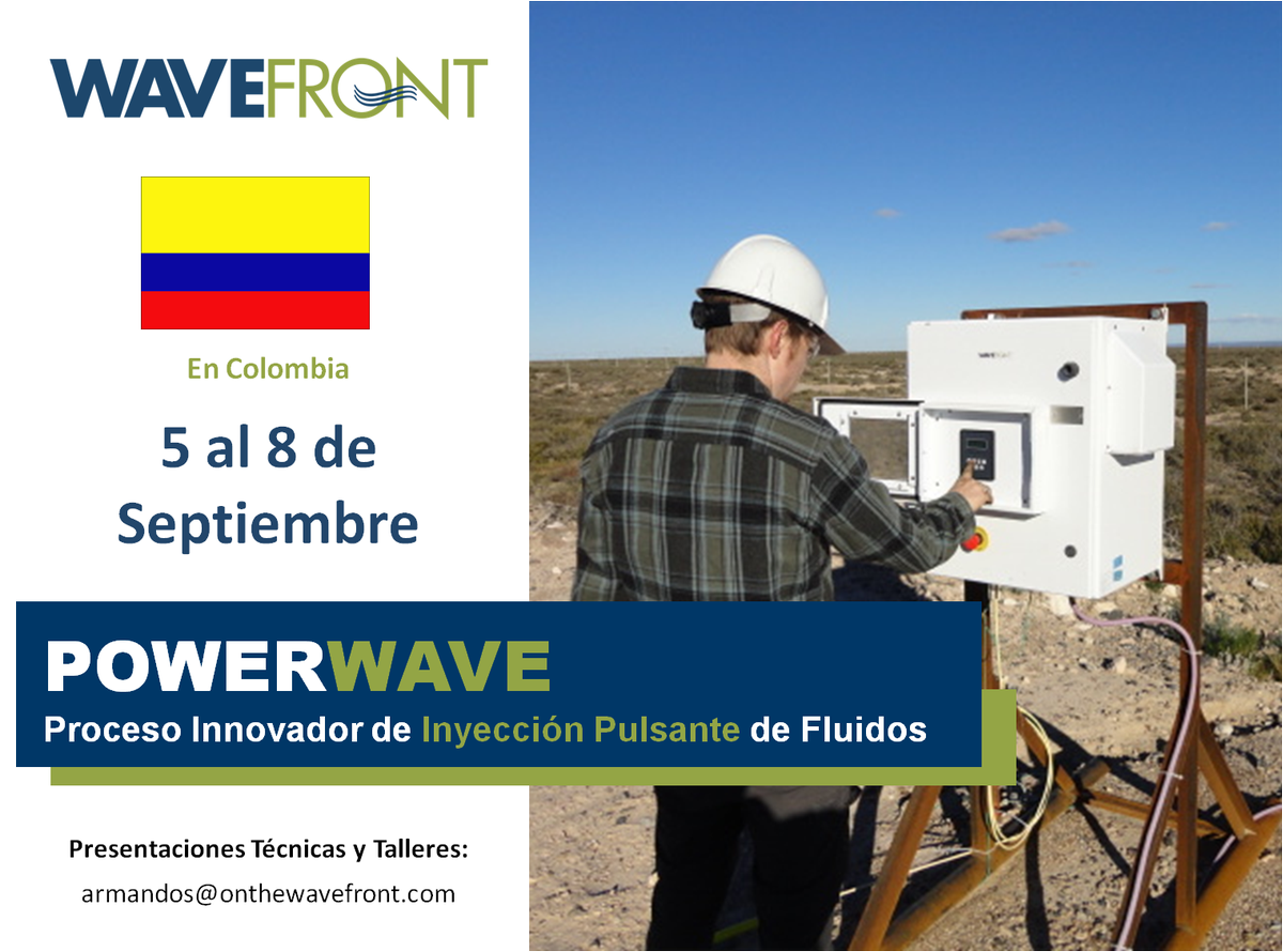 ArmandoSanchezL's tweet photo. @Wavefront_WEE en #Colombia, 5-8 de Septiembre, con la información más actualizada de casos de éxito con #POWERWAVE. #WEE #FromBitToLastDrop https://t.co/Ep7izRWYvX