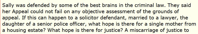 rabbitaway's tweet photo. There are many good eggs in the Justice system ! RIP #JohnBatt who fought for Sally Clark - Bless them BOTH
https://t.co/yM8quqZQzT https://t.co/a99NB74byh