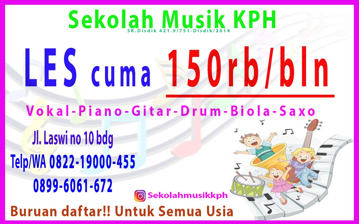sekolahmusikkph's tweet photo. https://t.co/aFobFDs8bN #sekolahmusik #piano #keyboard #gitar #drum #biola #saxo #vokal #lesmusikbandung #lesmusikbdg #musikid