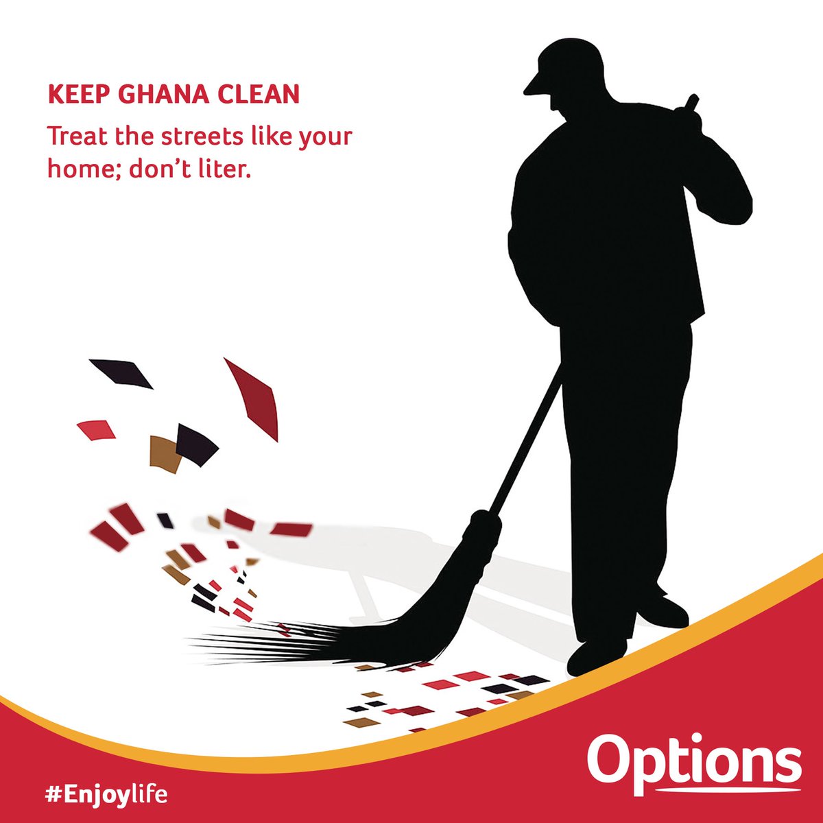 optionsmartgh's tweet photo. Treat the streets as your home; DON'T LITER! #keepghanaclean #dontliter #familymoments #enjoylife #shopandsmile

#OptionsMart, enjoy life! https://t.co/vD0FLIHlrl