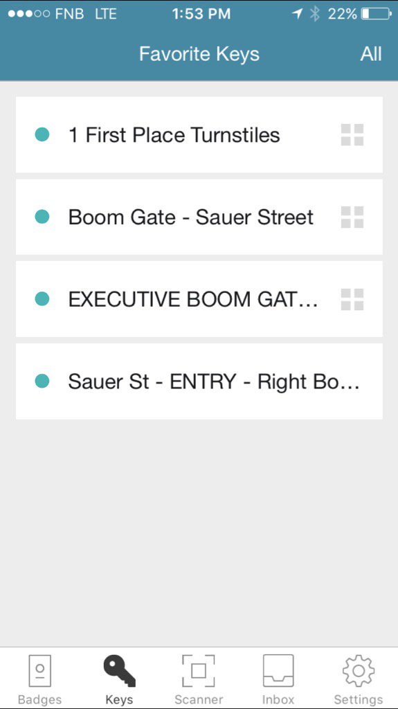 CelliersJ1's tweet photo. v1.0 of our staff using our FNB App to access buildings &amp;  systems using their normal secure app banking credentials https://t.co/4aNv6gvce5