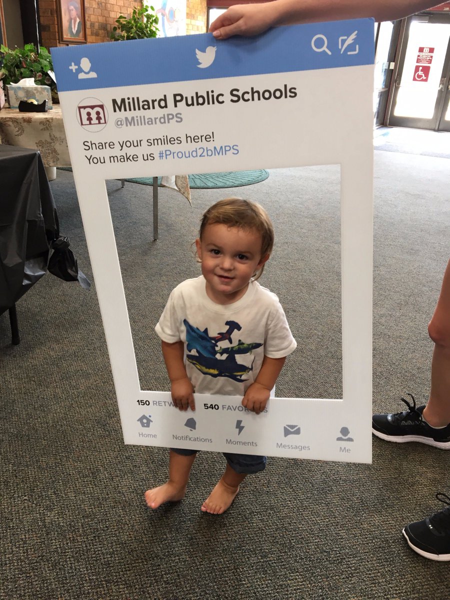 Another young supporter of Millard Public Schools.