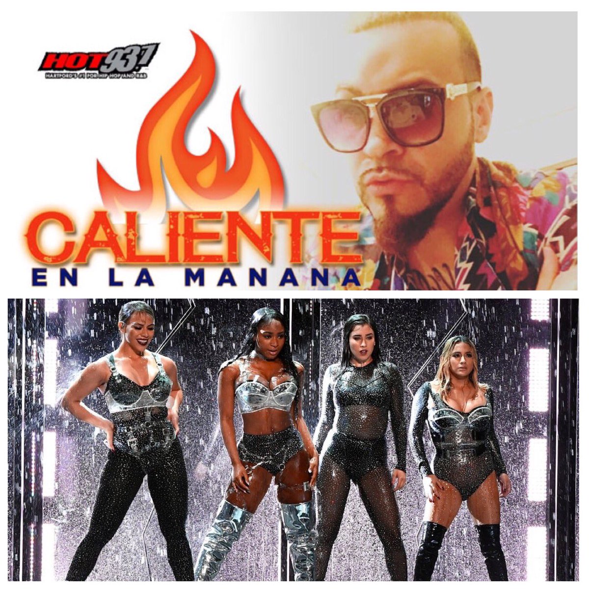 hot937's tweet photo. #HotMorningCrew @SteveyNewnez #TheFreakenDominirican #CalienteEnLaMañana 🔥 goes to @vmas #BestPopVideo Award winners @FifthHarmony 🏆 https://t.co/4sPhEMRgk7