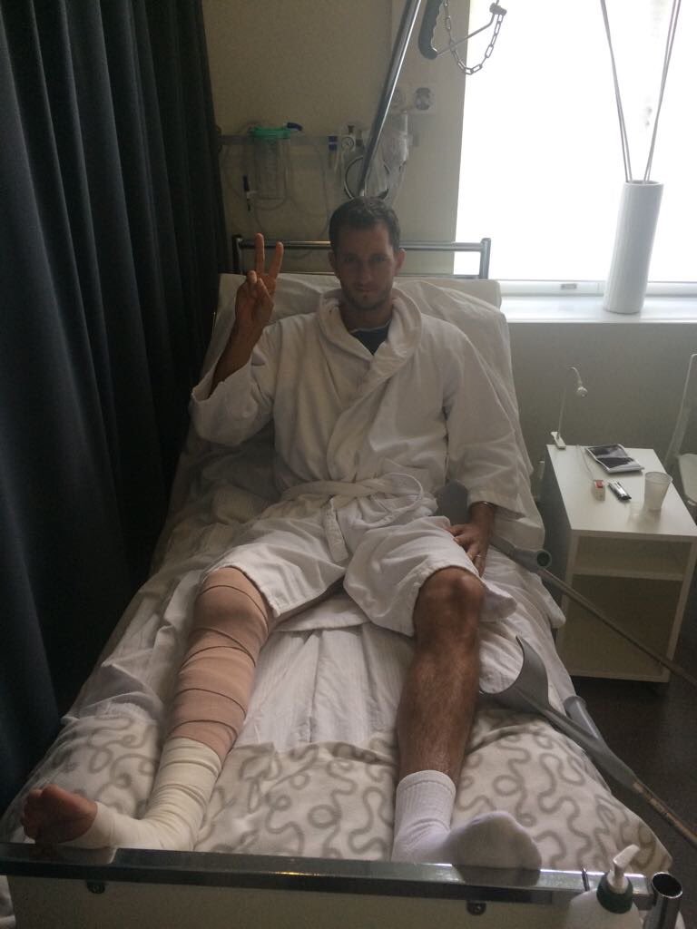 Knee surgery went well this morning, had no other options left!!Rehab and hard work coming up to be back on court in the new year..#newknee