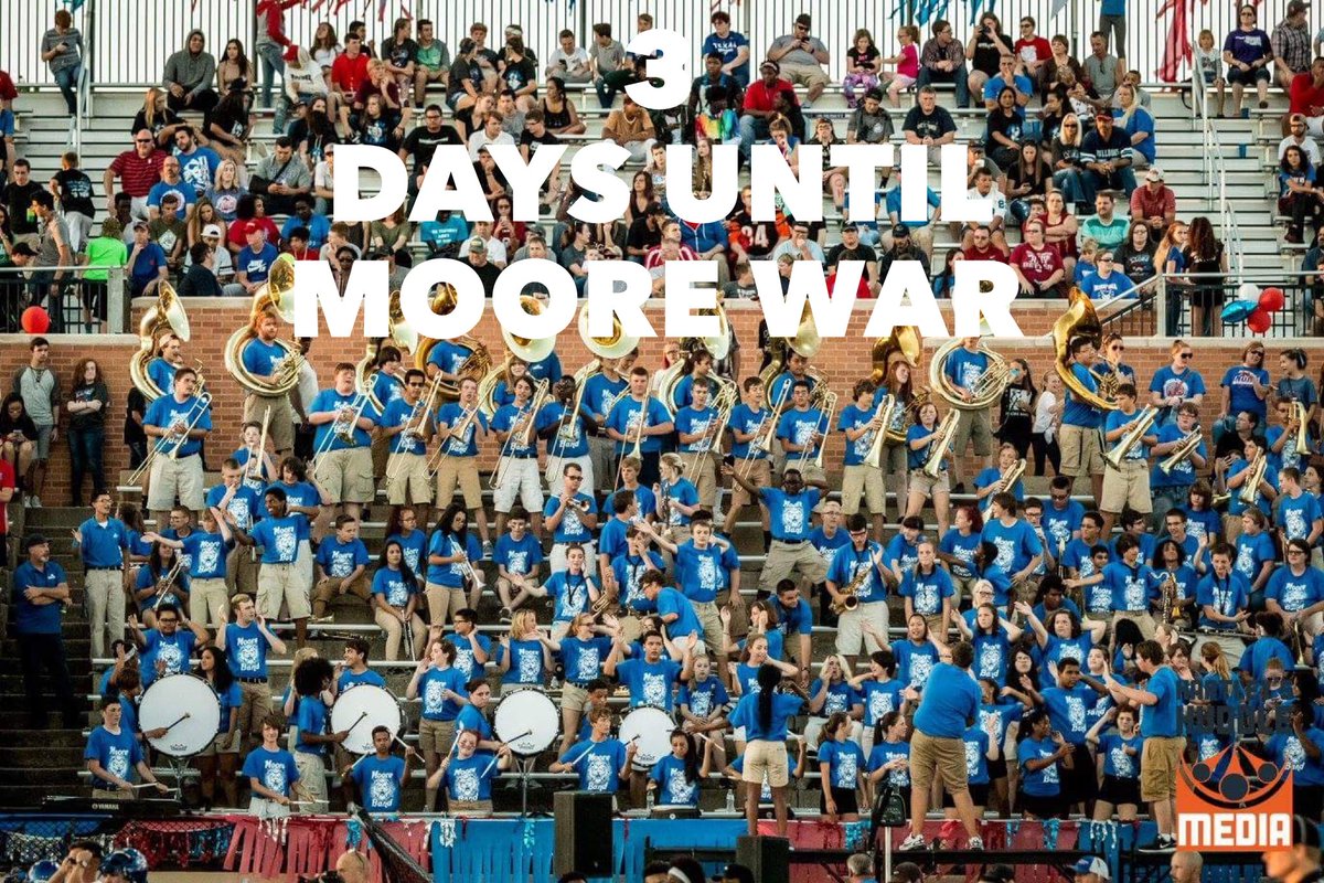 MHS_AA's tweet photo. THREE MORE DAYS. #MooreWarXXX #MooreWar #MooreBand https://t.co/RylvOR616d