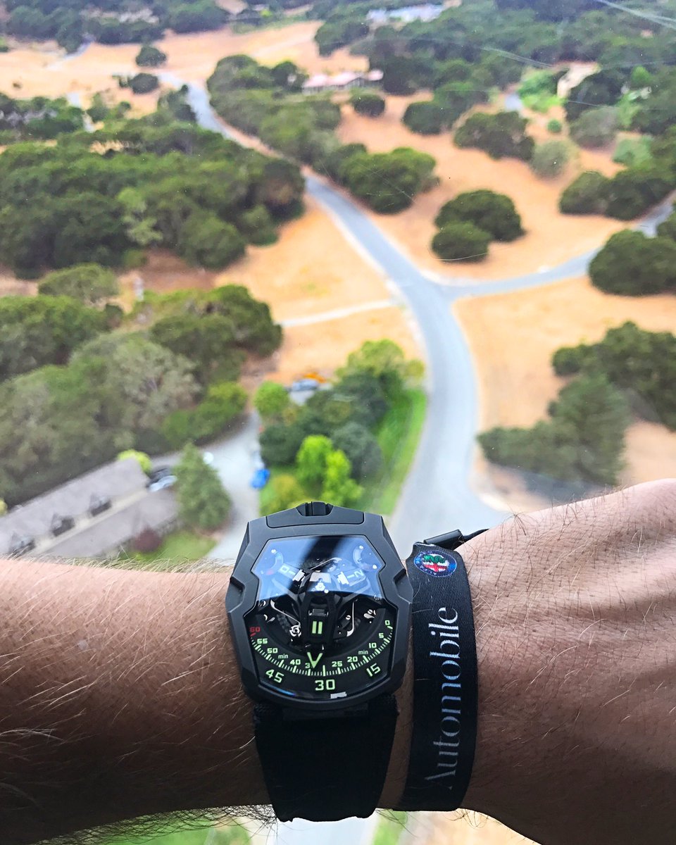 URWERK_Geneve's tweet photo. Taking the UR-210 to new heights!
@discommon great shot from a helicopter en-route to Laguna Seca
#urwerk #ur210 #discommon https://t.co/o8MGkwwC4e