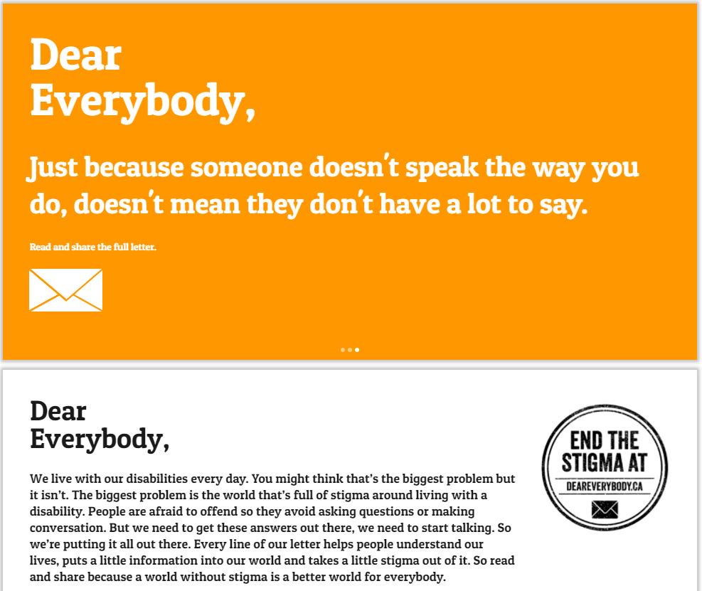#MotivationMonday via <a href="/HBKidsHospital/">Holland Bloorview</a> 's #DearEverybody deareverybody.hollandbloorview.ca/#letter Read and pass it on! thx .@katypedersen #stigma #disability