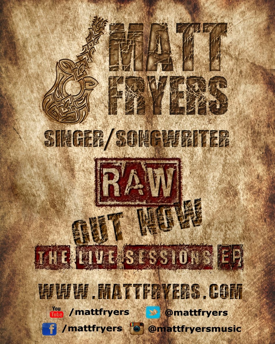Wolfiedoodles's tweet photo. @MattFryers #new #EP #Raw the #live #sessions is #outnow #get #your #free #download at https://t.co/mZLiCl0MBI &amp; #checkitout on #YouTube https://t.co/EorteXdxmp