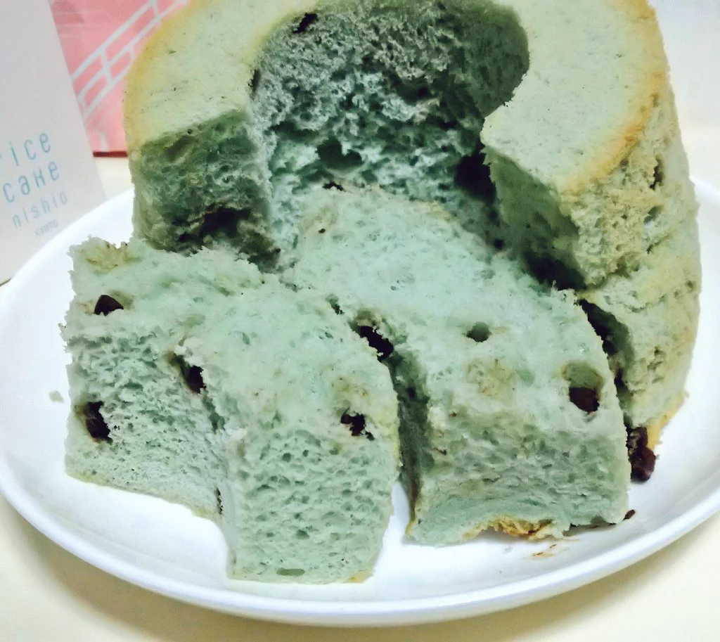 チョコミント好き必見！季節限定チョコミントシフォンケーキが美味しすぎる！