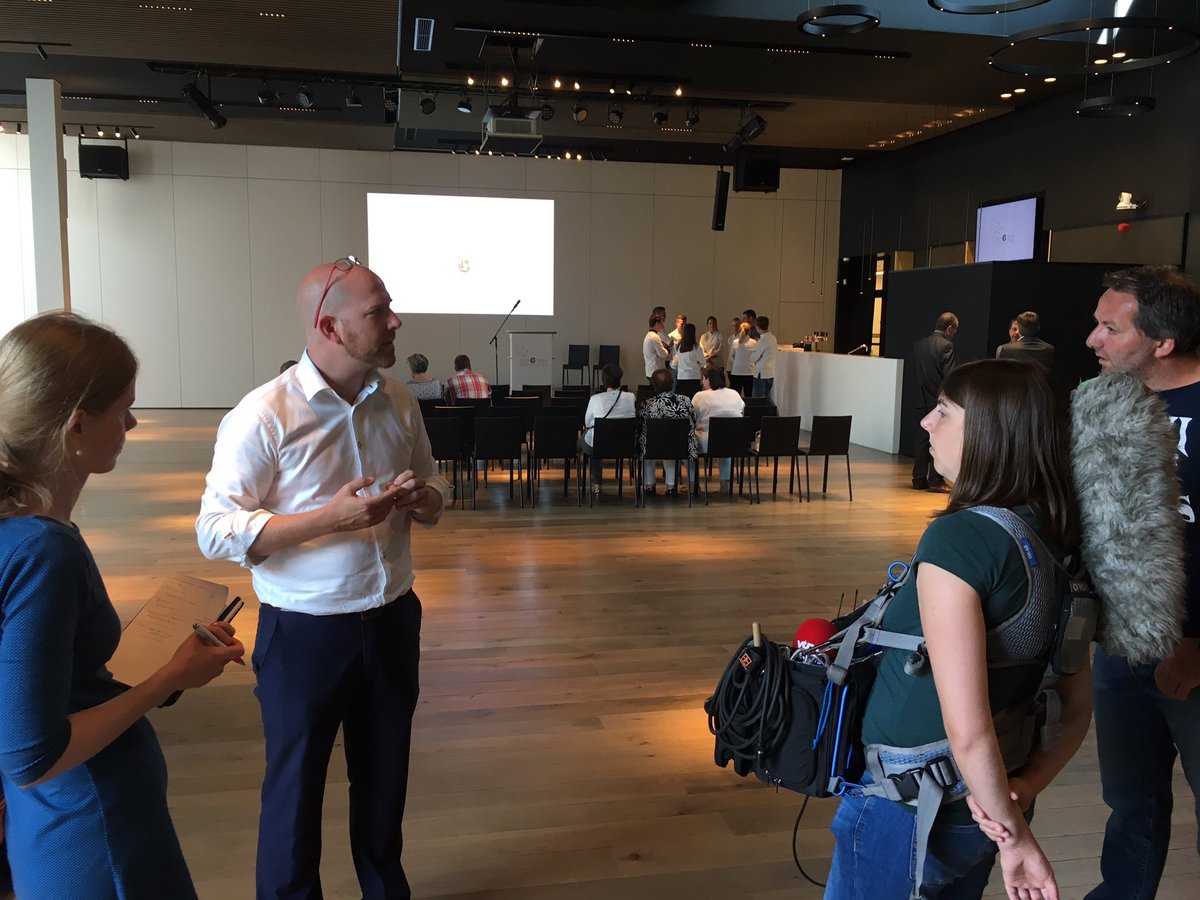 Klaar voor voorstelling nationaal culinair team van <a href="/HorecaVL/">Horeca Vlaanderen</a> en <a href="/toerisme_vla/">Toerisme Vlaanderen</a> door <a href="/BenWeyts/">Ben Weyts</a> <a href="/peter_de_wilde/">Peter De Wilde</a> <a href="/DannyVanAssche/">Danny Van Assche</a>