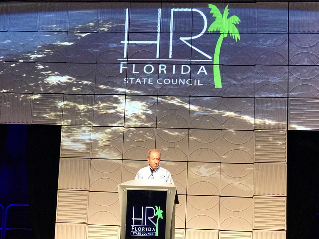 HRinspired's tweet image. Roger Lear @RogerLear1 #HRFL17 all about sponsors!  @OrlandoJobs