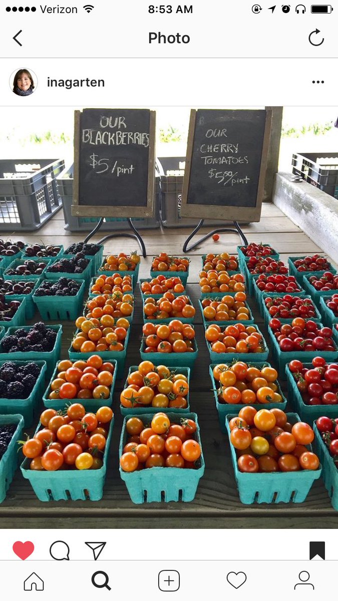 PikeFarms's tweet photo. Thank you for stopping by and sharing some great 📸's of our produce, @inagarten ! https://t.co/Kyk2s5HNY4