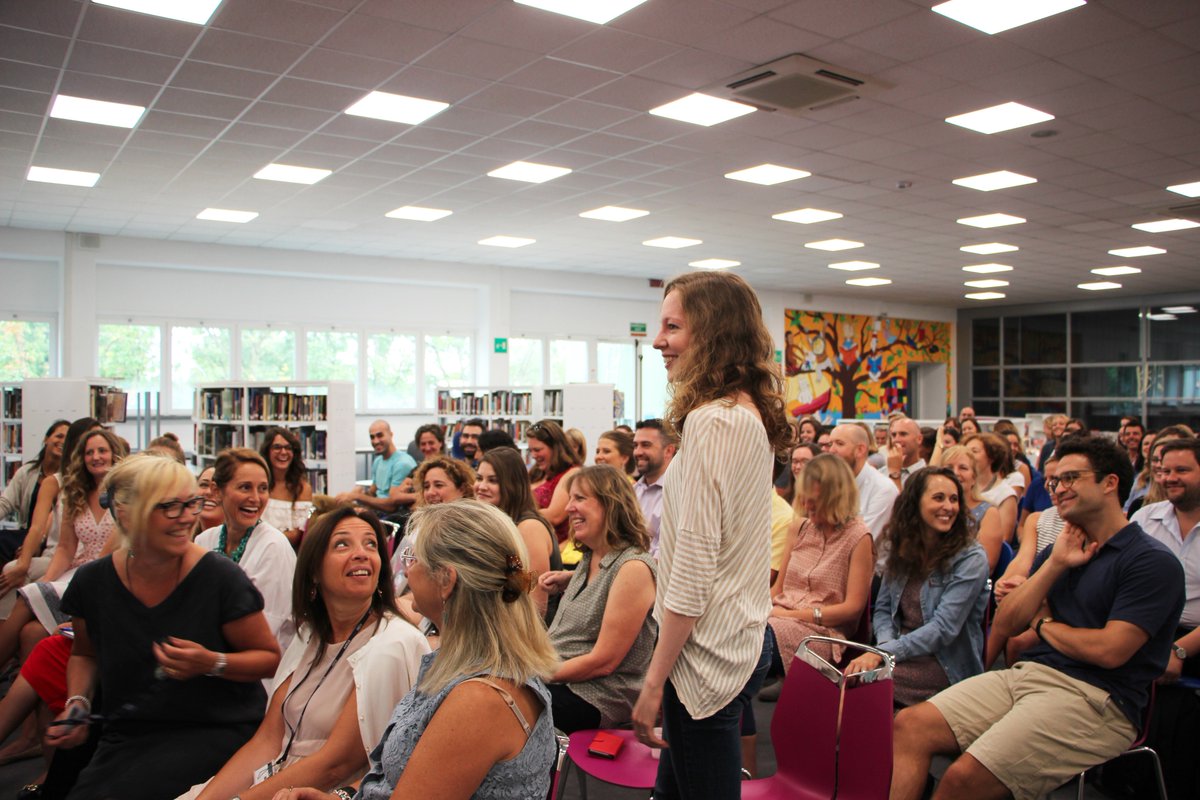 ASMilan's tweet photo. A big welcome to all new and former teachers this week! This year we continue to grow with 21 new teachers joining the ASM family. ⭐️💙 https://t.co/uAOEqK7oEs